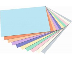 Kartong värviline Folia A4, 300g/m² - 50 lehte - 10 pastelset tooni